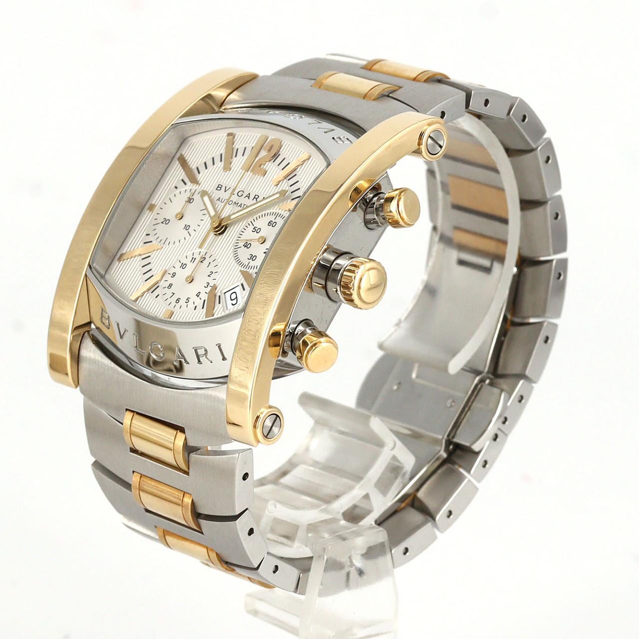 【ノーメンテナンス特価】ブルガリ アショーマクロノグラフ YGコンビ AA48SGCH/AA48C6SGDCH SSxYG 自動巻