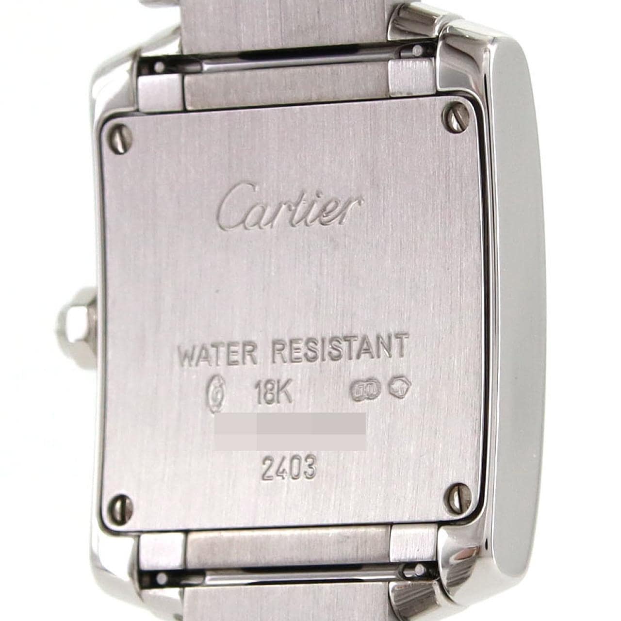 カルティエ タンクフランセーズSM WG/D WE1002S3 WG クォーツ