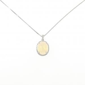 PT900/PT850 オパール ネックレス 2.90CT