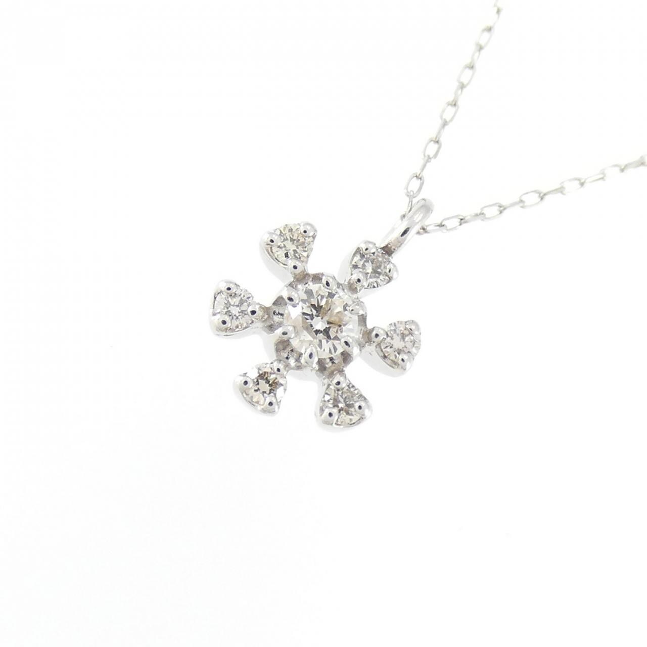 [新品] PT钻石项链 0.13CT