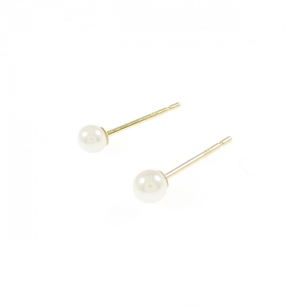 【新品】K18YG アコヤパール ピアス 3mm