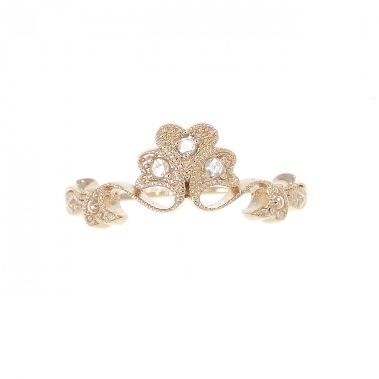 K18PG ダイヤモンド リング 0.02CT