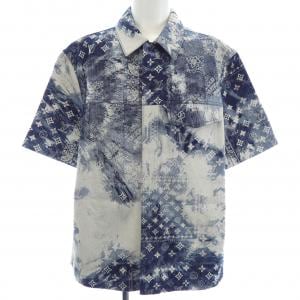 ルイヴィトン LOUIS VUITTON モノグラムバンダナショートスリーブデニムシャツ HNS17XNW2 S/Sシャツ