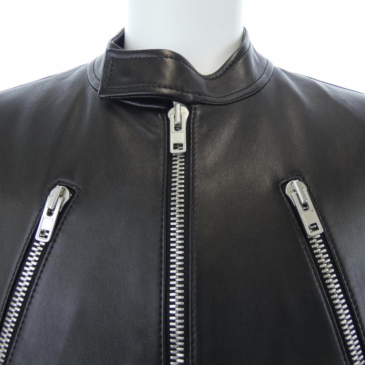 メゾンマルジェラ Maison Margiela 八の字 S50AM0489 レザーライダースジャケット