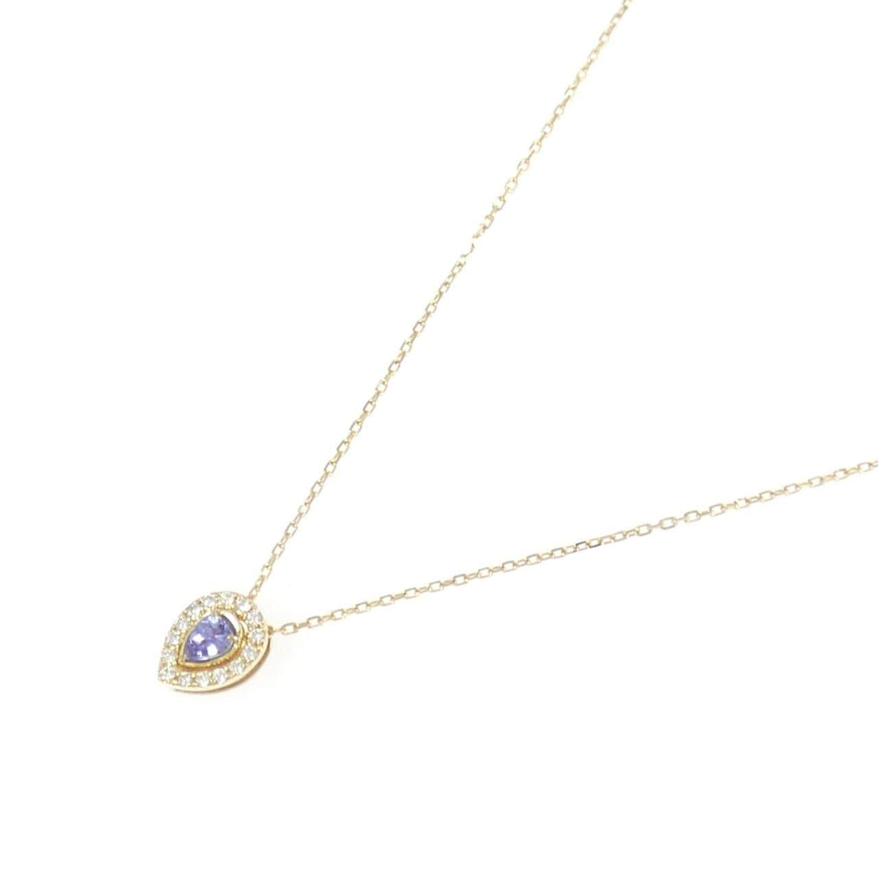 K18YG 2WAY タンザナイト ネックレス