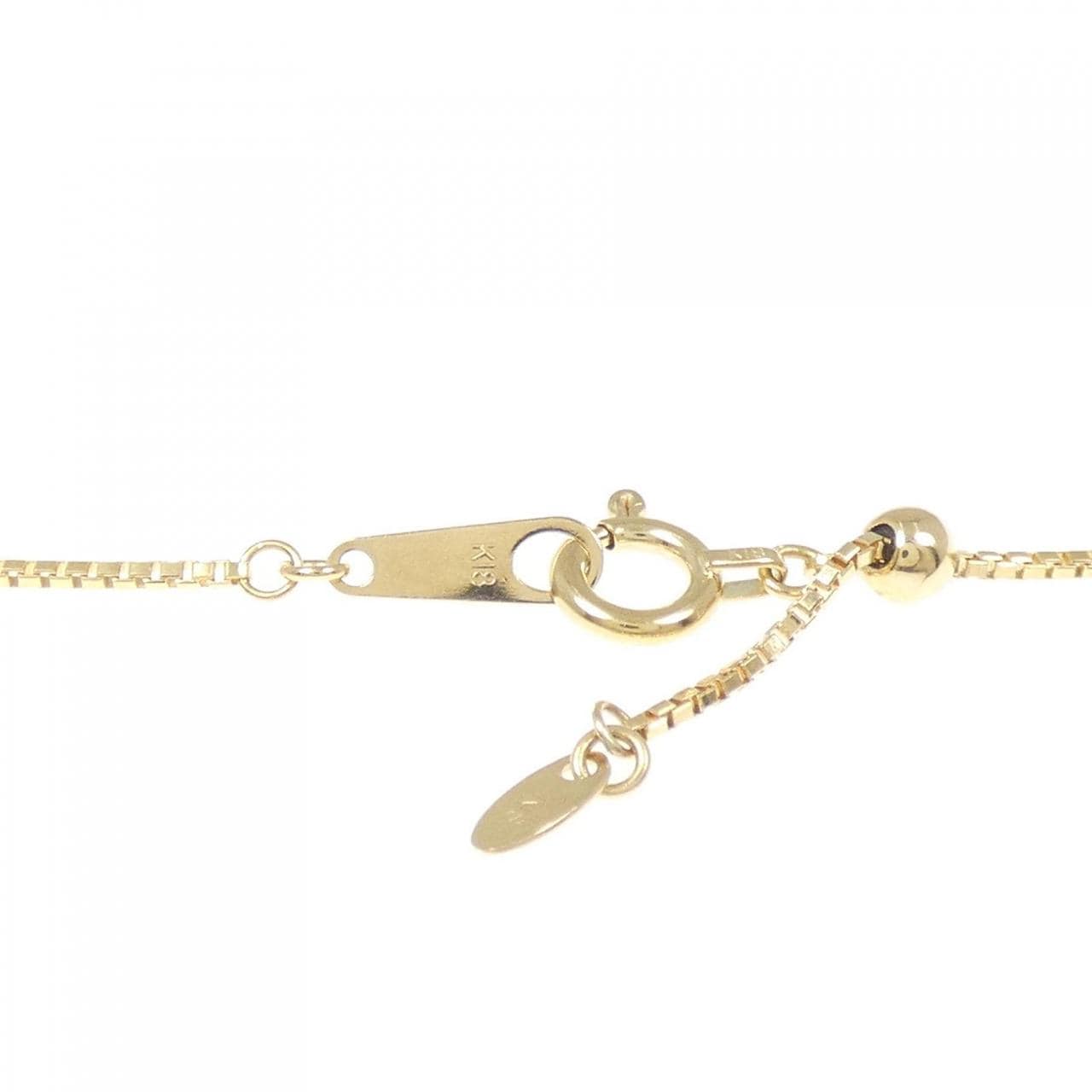 K18YG ダイヤモンド ネックレス 0.25CT