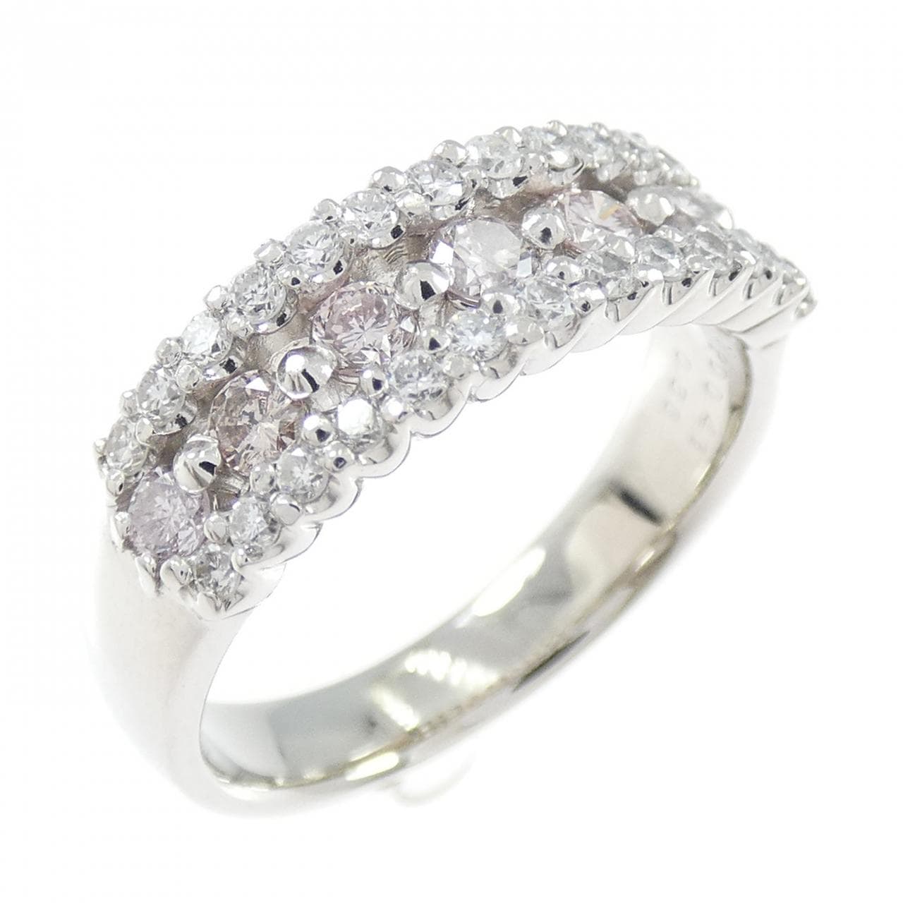 PT900 ピンクダイヤモンド リング 0.41CT