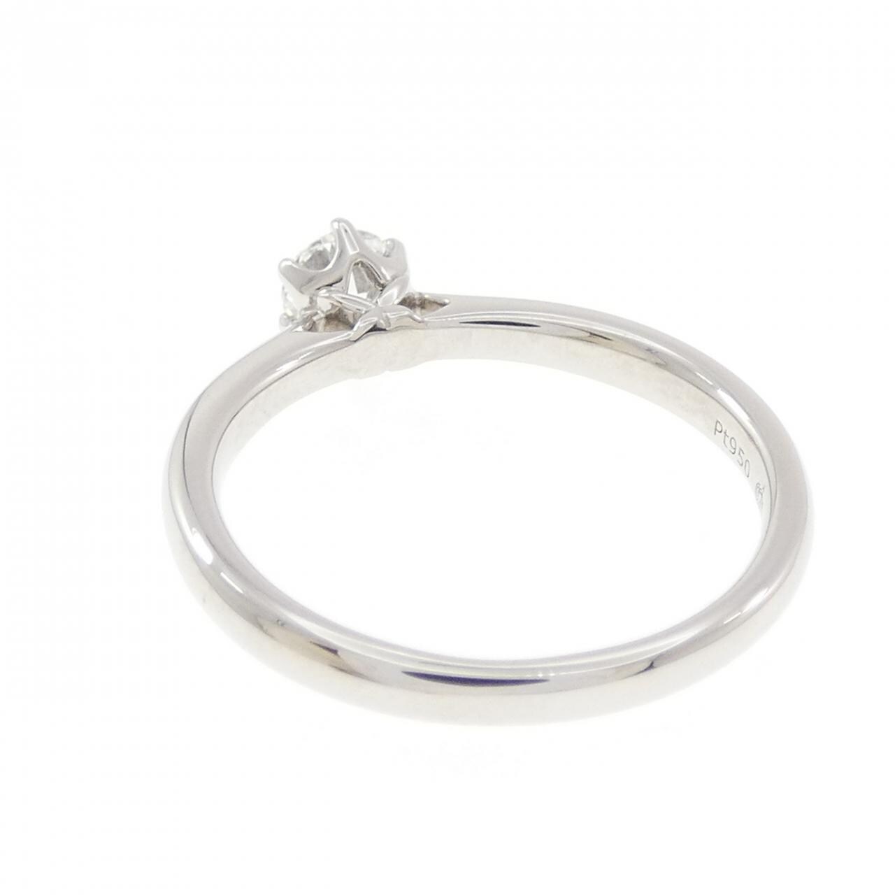 PT950 ダイヤモンド リング 0.273CT D IF 3EXT H&C