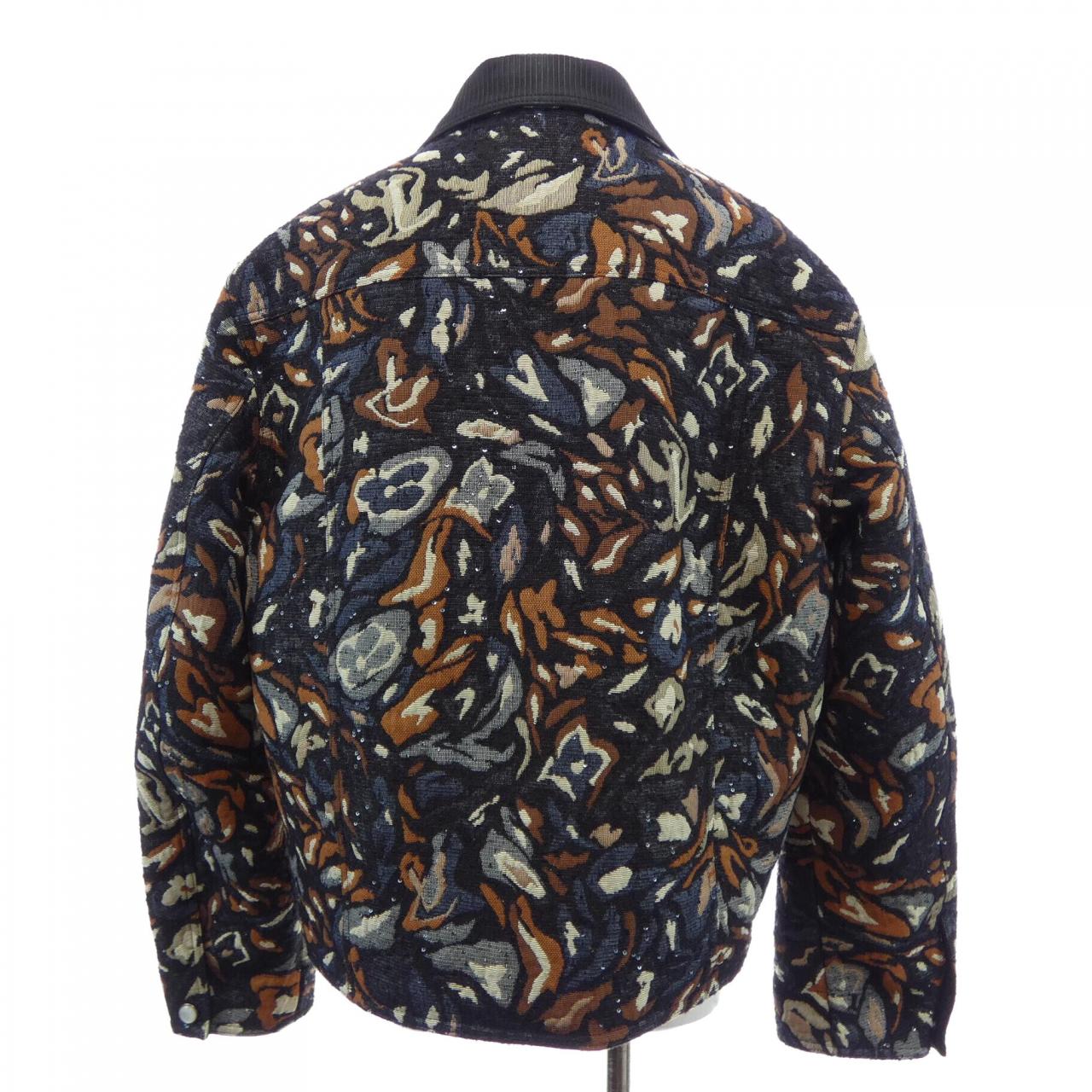 ルイヴィトン LOUIS VUITTON スパンコールエンベリッシュドワークウェアブルゾン HTB81WXOJ ジャケット