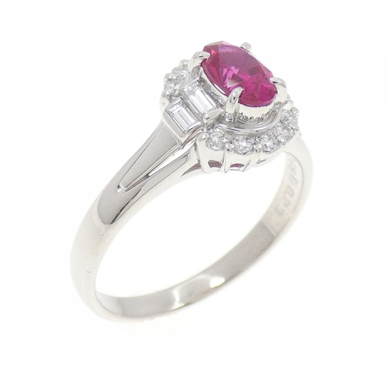 クレサンベール 合成石 リング 0.48CT