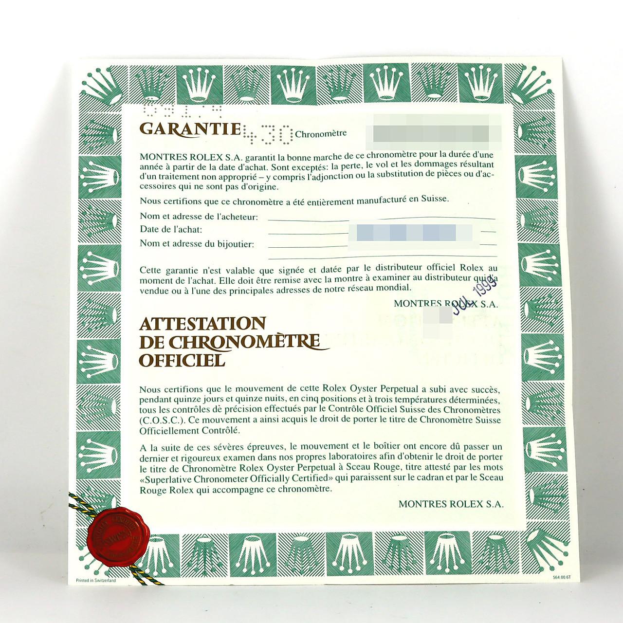 ロレックス デイトジャスト 69174G SSxWG 自動巻 U番