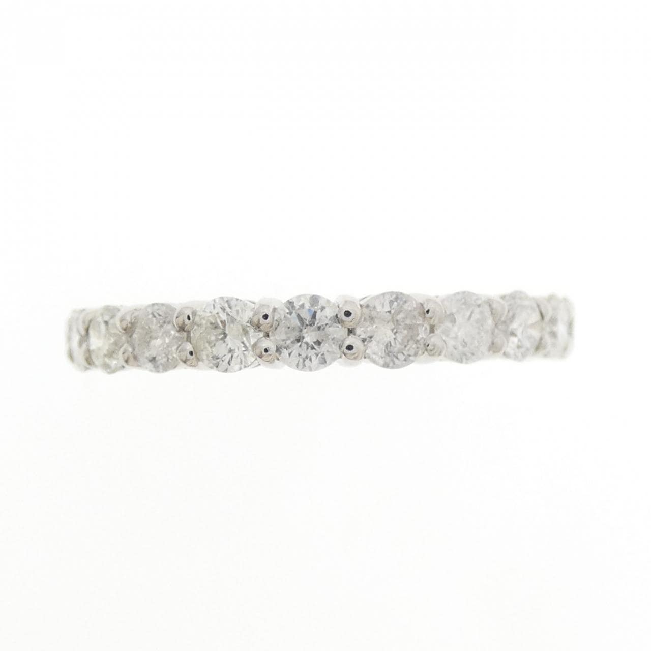 PT900 ハーフエタニティ ダイヤモンド リング 1.00CT