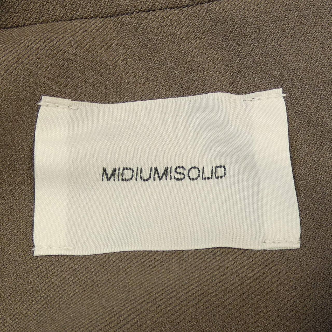 MIDIUMISOLID ロングベスト