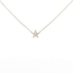 K10YG スター キュービック ネックレス