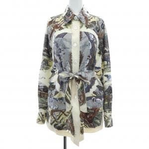 【ヴィンテージ】エルメス HERMES TANZANIE ツイルレーヌ. シャツ