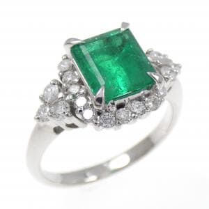 750WG エメラルド リング 1.49CT