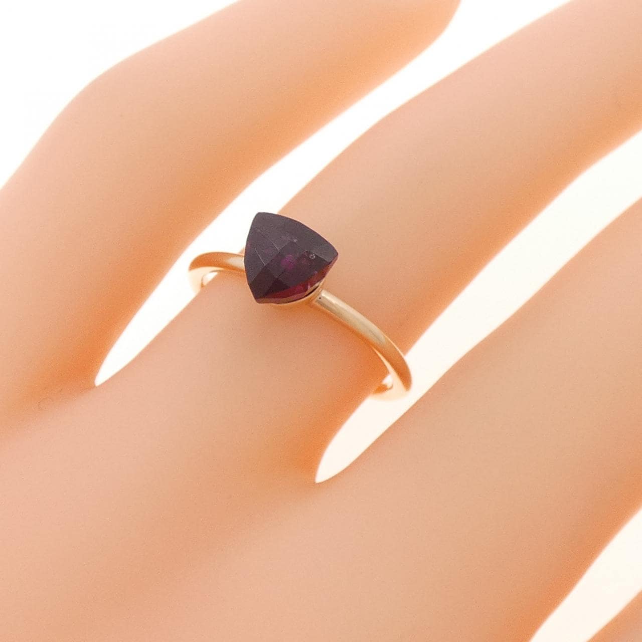 K10PG ガーネット リング