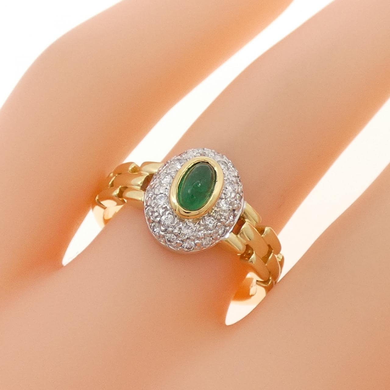 ポンテヴェキオ エメラルド リング 0.25CT