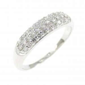 K18WG ダイヤモンド リング 0.25CT
