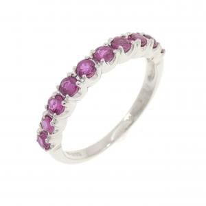 PT900 ルビー リング 0.79CT