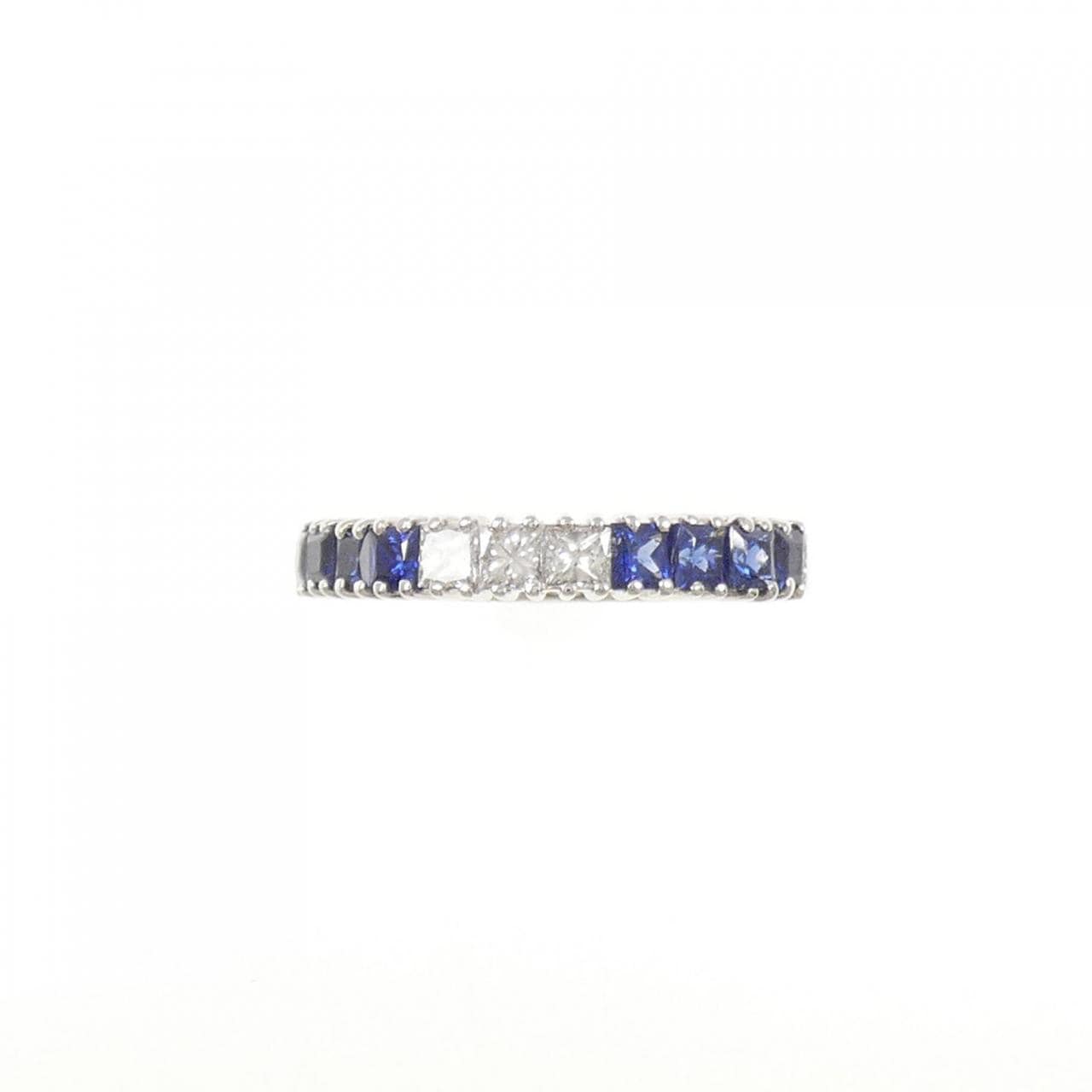 750WG サファイヤ リング 0.98CT