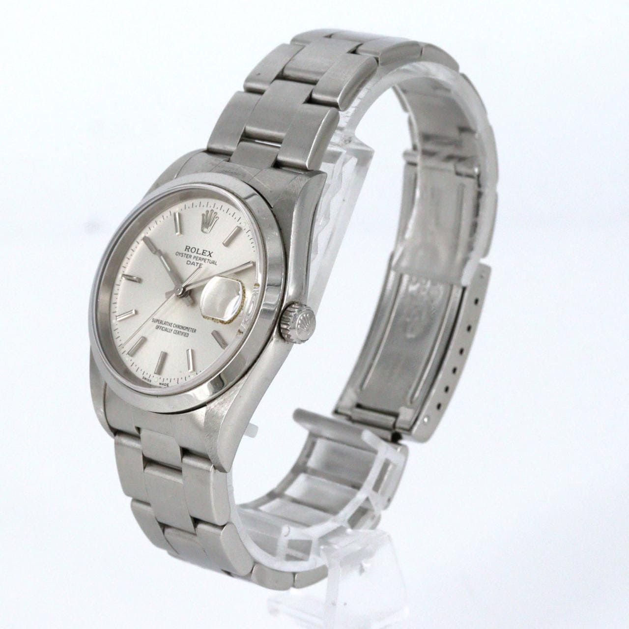 【ノーメンテナンス還元価格】ロレックス オイスターパーペチュアルデイト 15200 SS 自動巻 Y番