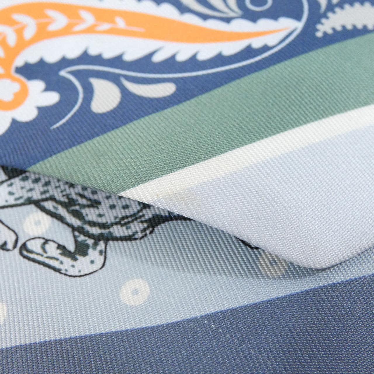 エルメス GUEPARDS BANDANA ツイリー 064179S スカーフ