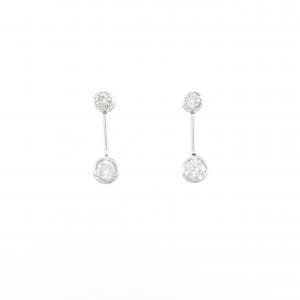 PT900 ダイヤモンド ピアス 0.50CT