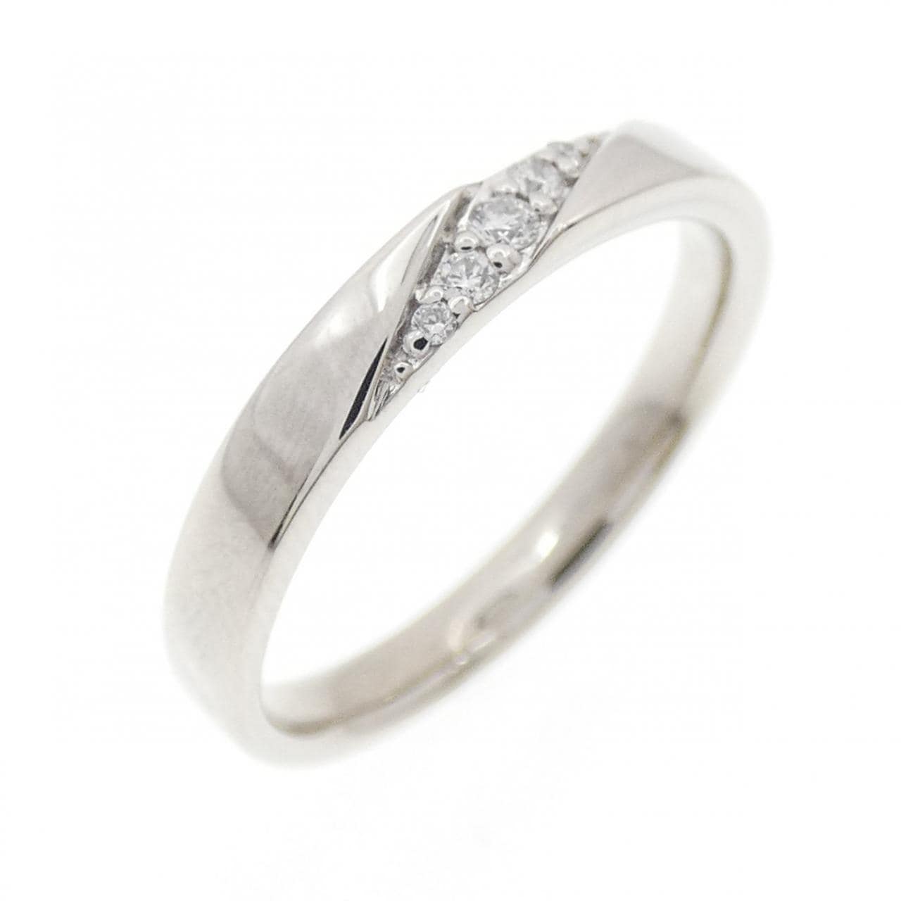 PT950 ダイヤモンド リング 0.04CT