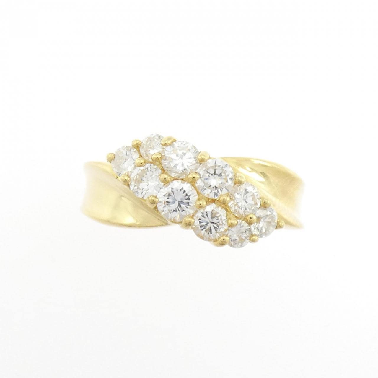 K18YG ダイヤモンド リング 0.71CT