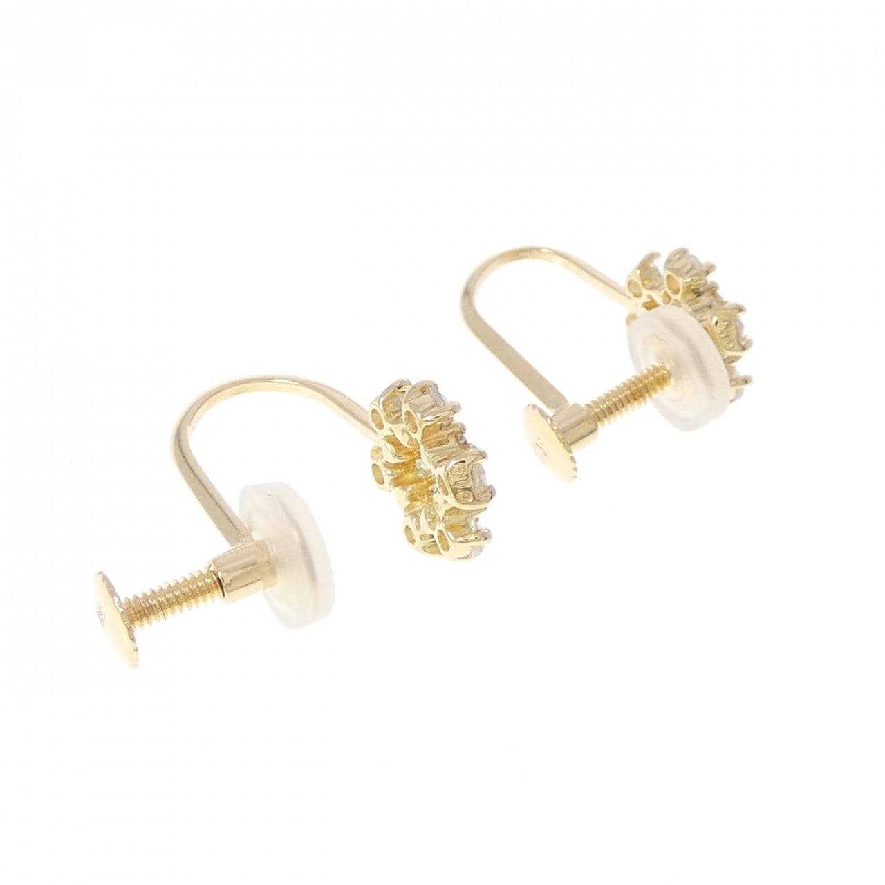 K18YG ダイヤモンド イヤリング 0.20CT