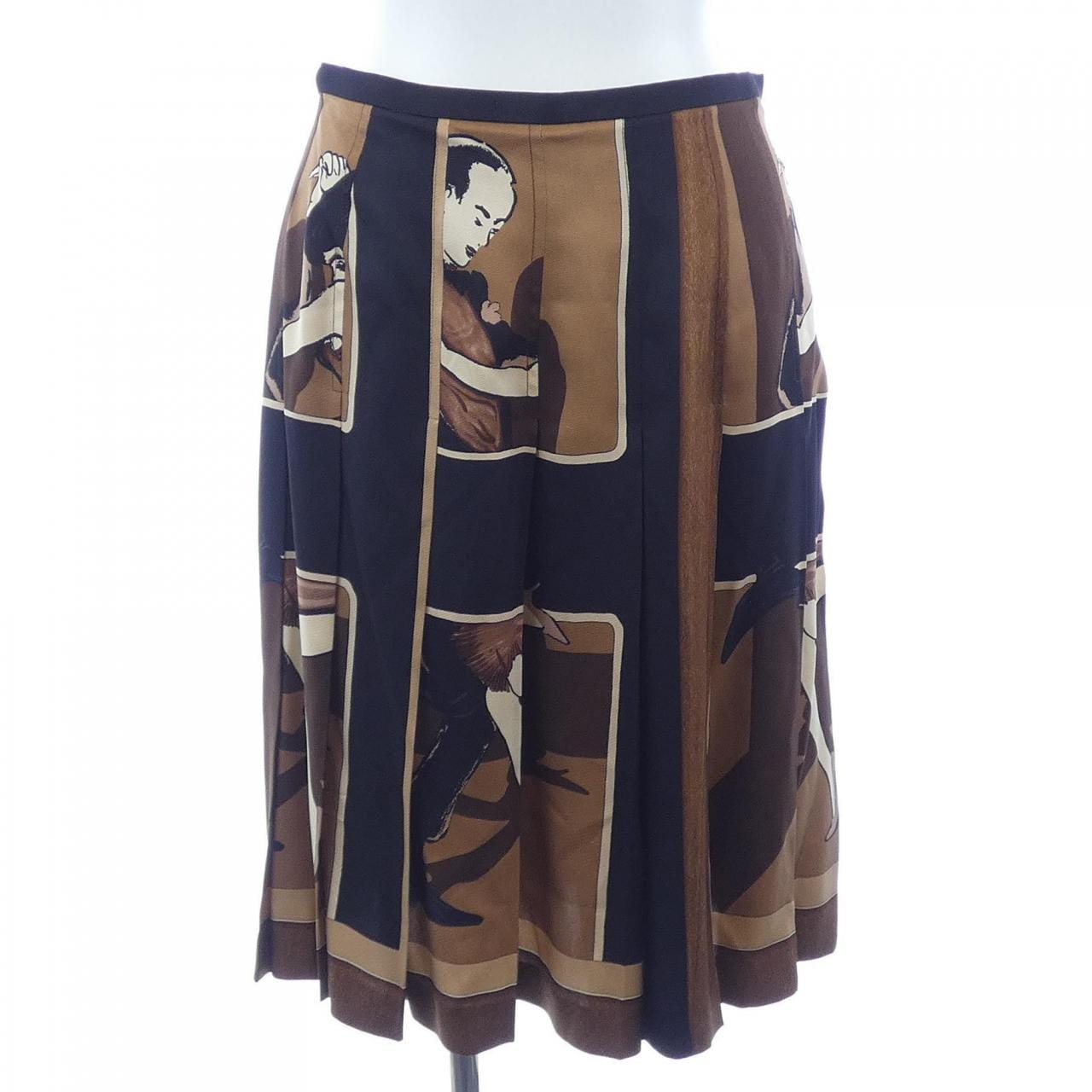 エルメス HERMES SWINGING SAINT GERMAIN sk809 ツイルレーヌ スカート