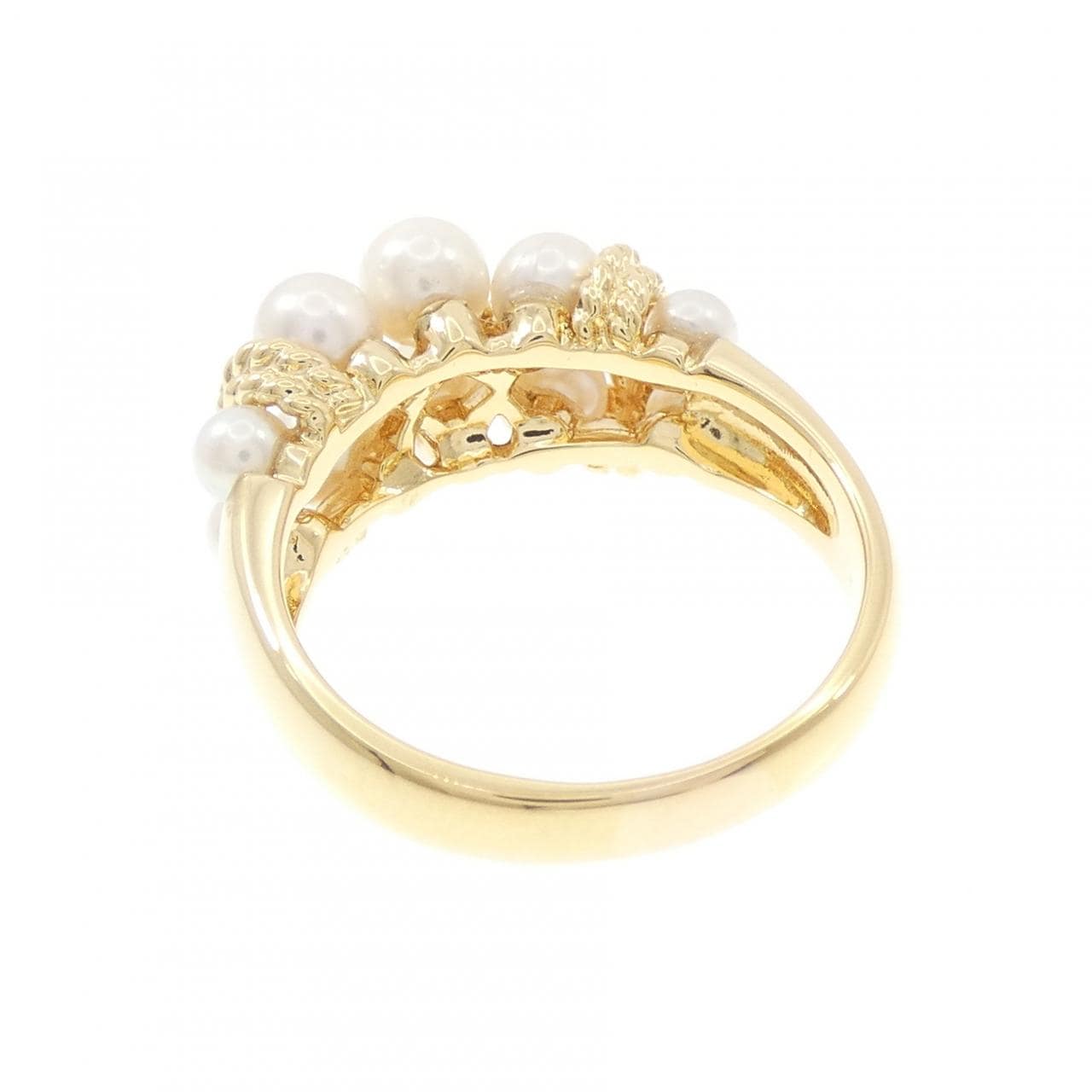 K18YG アコヤパール リング