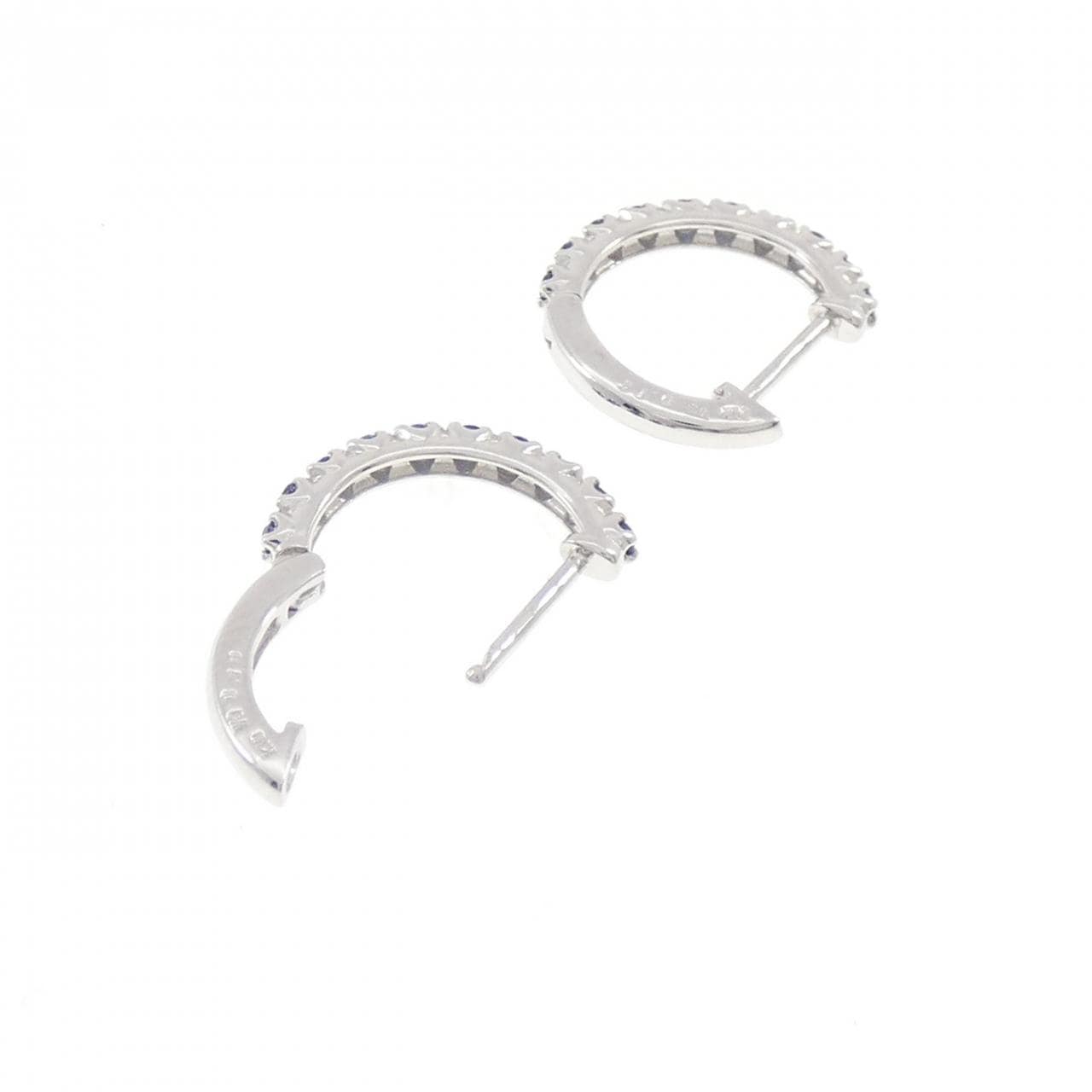 K10WG サファイア ピアス 0.20CT