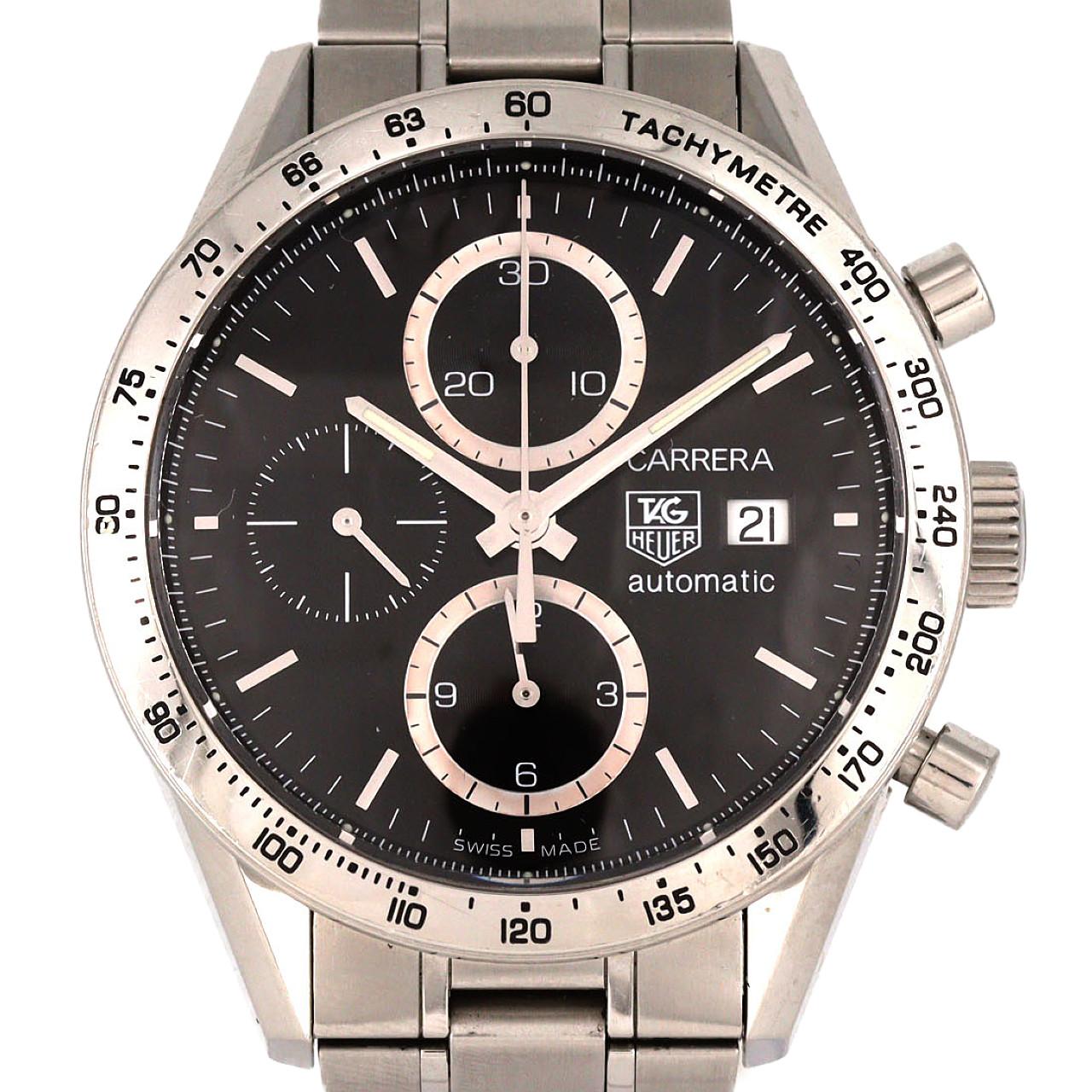 【ノーメンテナンス還元価格】タグ･ホイヤー カレラタキメータークロノ･エレガンス CV2016.BA0786 SS 自動巻