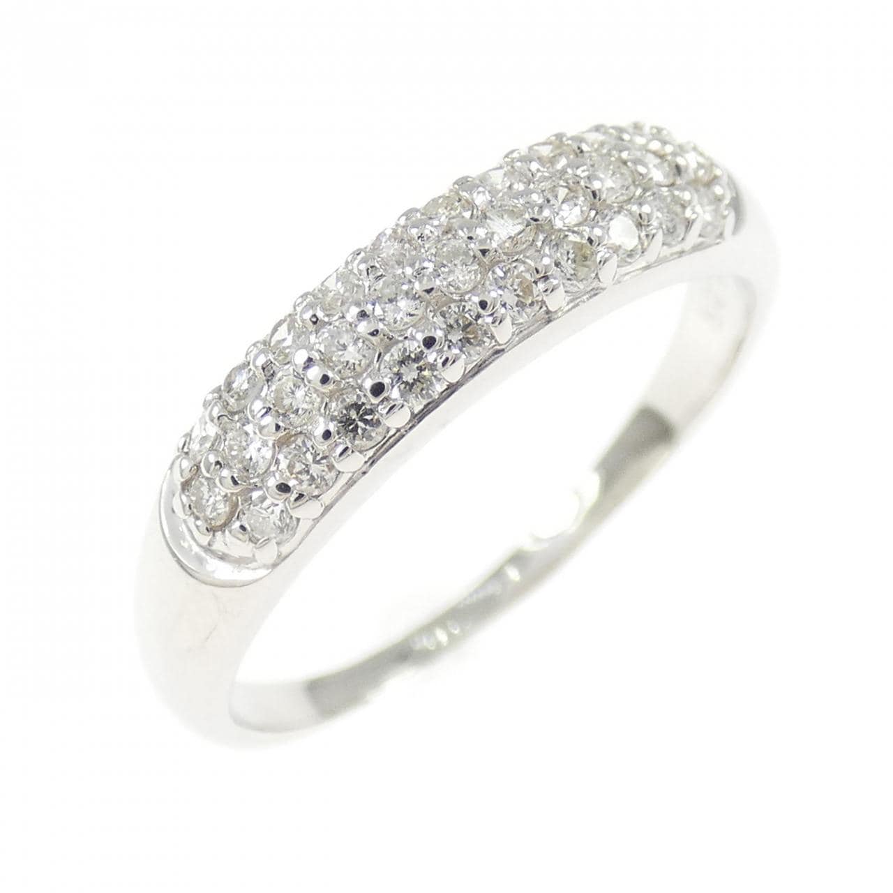 K18WG ダイヤモンド リング 0.25CT
