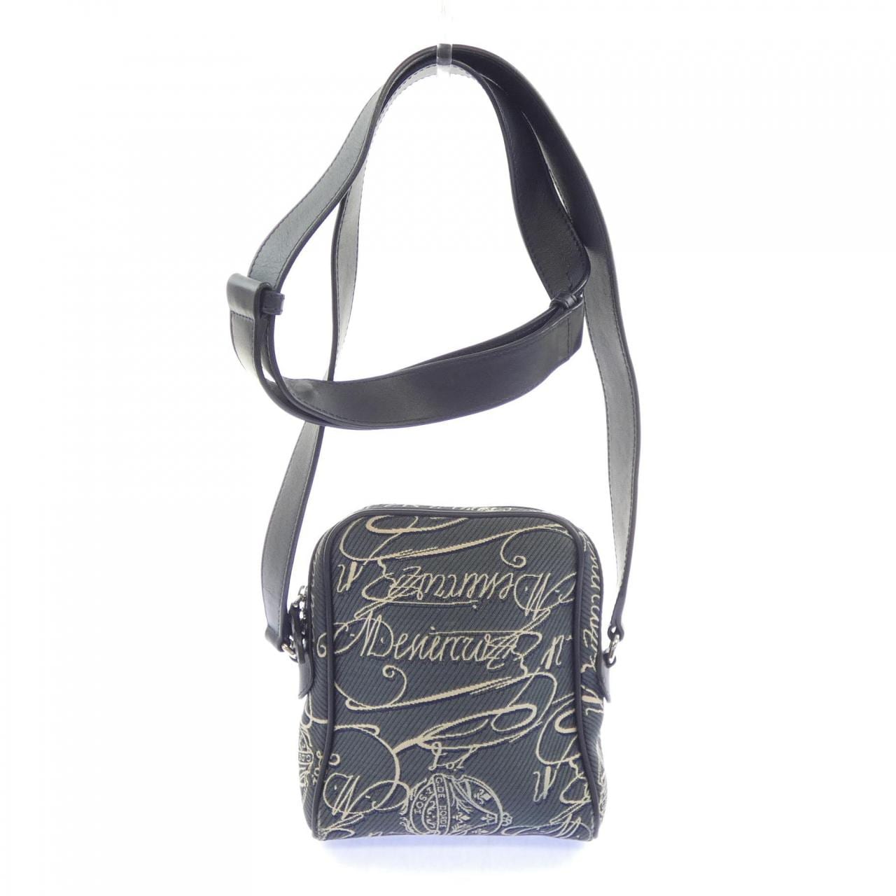 ベルルッティ Berluti マイルズスクリットアラベスクキャンバス BAG