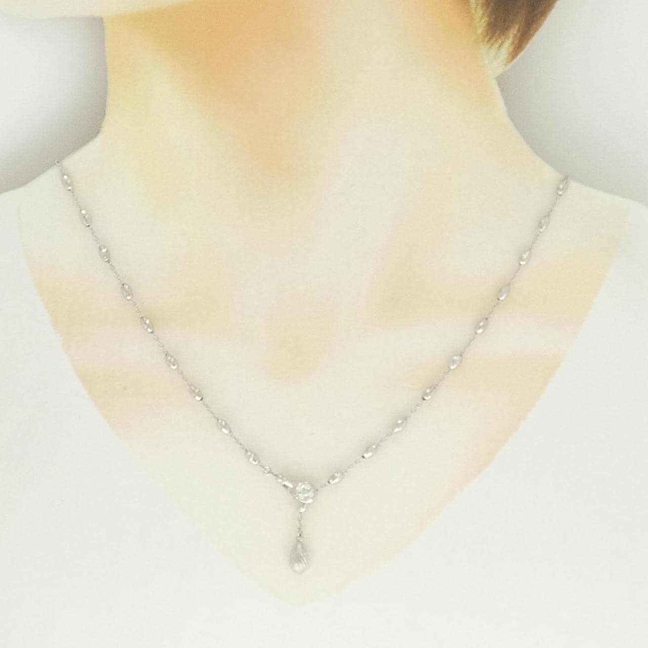 PT850 ダイヤモンド ネックレス 0.06CT