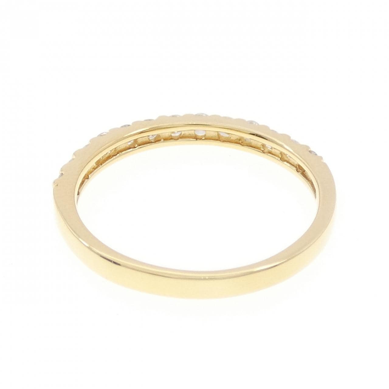 K18YG ハーフエタニティ ダイヤモンド リング 0.43CT