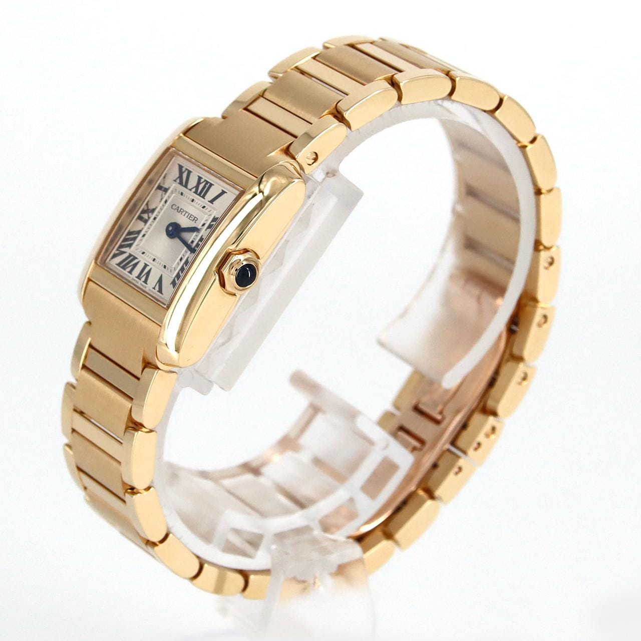 Cartier Tank Francaise SM YG WGTA0114 YG Quartz