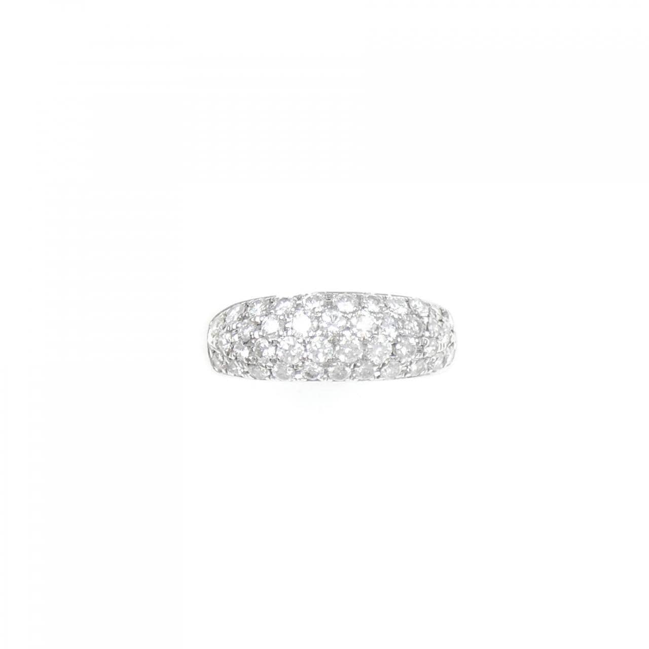 PT900 パヴェ ダイヤモンド リング 0.75CT