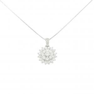 PT900/PT850 ダイヤモンド ネックレス 1.87CT