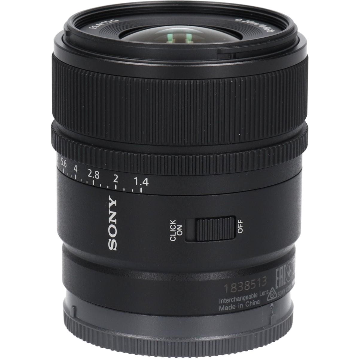 Ｅ１５ｍｍ　Ｆ１．４Ｇ（ＳＥＬ１５Ｆ１４Ｇ）