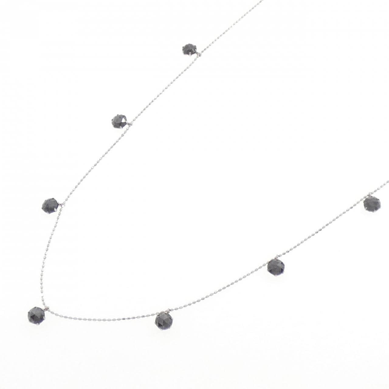 K18WG ダイヤモンド ネックレス 2.00CT