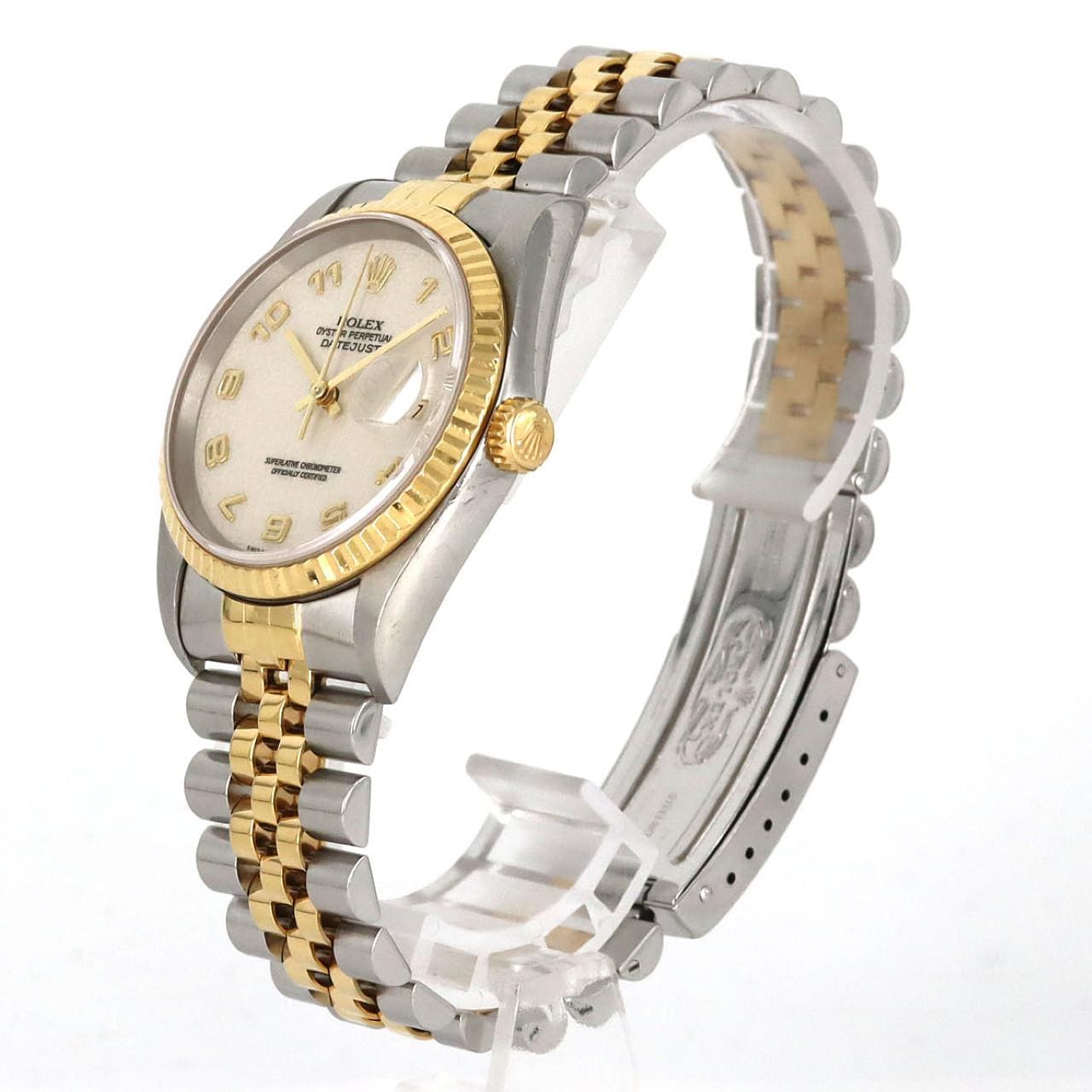 【ノーメンテナンス還元価格】ロレックス デイトジャスト 16233 SSxYG 自動巻 K番
