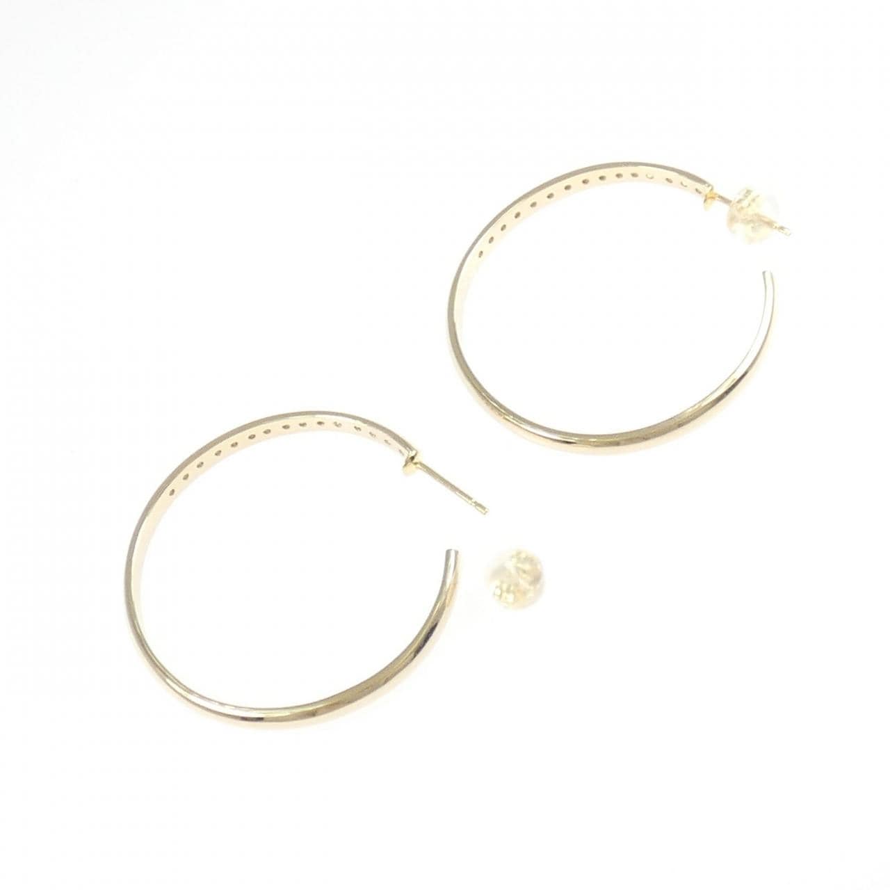 K18YG ダイヤモンド ピアス 0.48CT