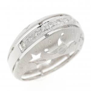 750WG ダイヤモンド リング 0.12CT