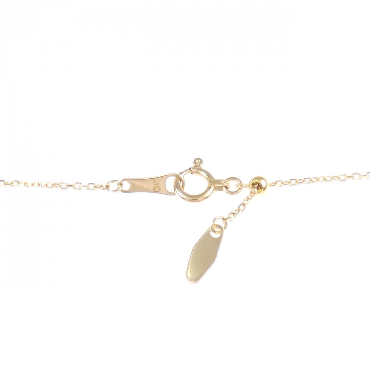 K18PG ダイヤモンド ネックレス 0.16CT