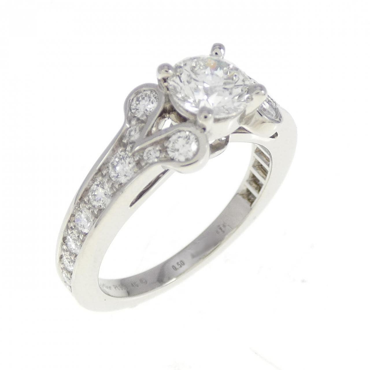 カルティエ バレリーナ リング 0.50CT H VS2 3EXT