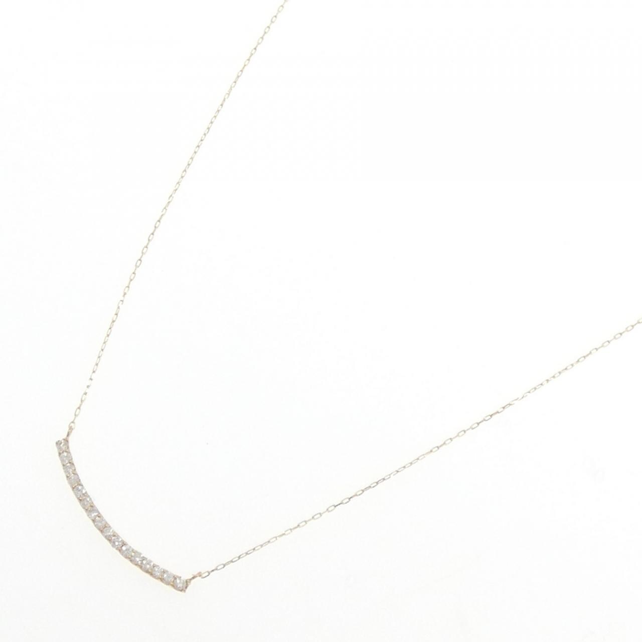 【リメイク】K18YG ダイヤモンド ネックレス 0.20CT